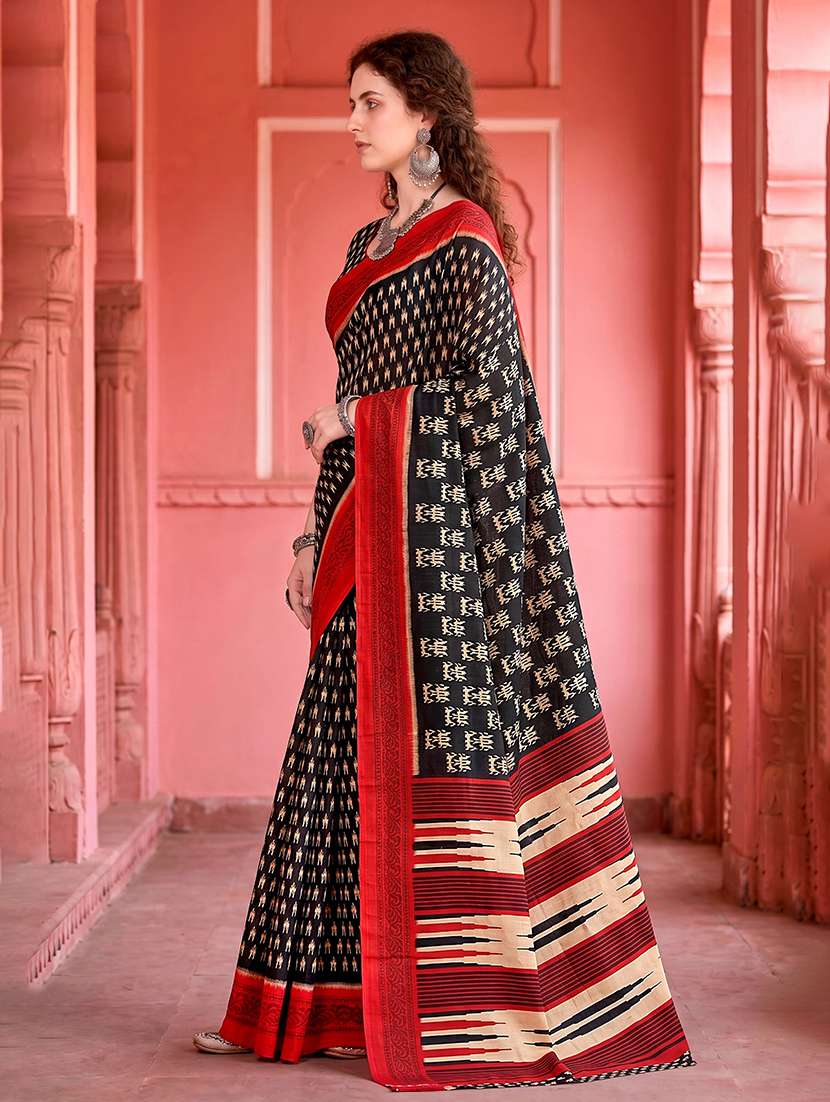 women printed casual wear saree with blouse - 22515000 -  Standard Image - 2