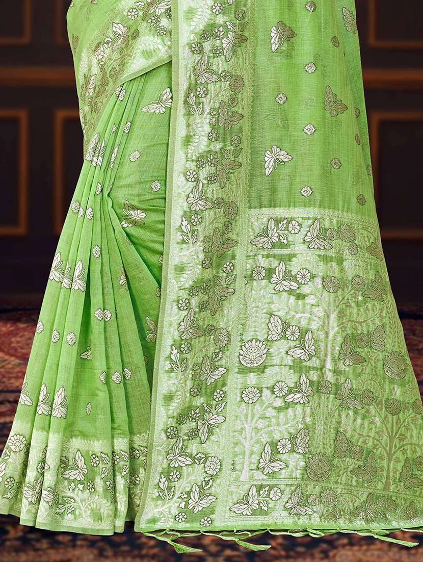 women self design bordered saree with blouse - 22515034 -  Standard Image - 2