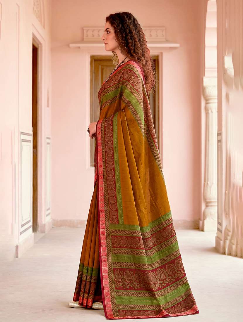 women printed casual wear saree with blouse - 22515048 -  Standard Image - 2