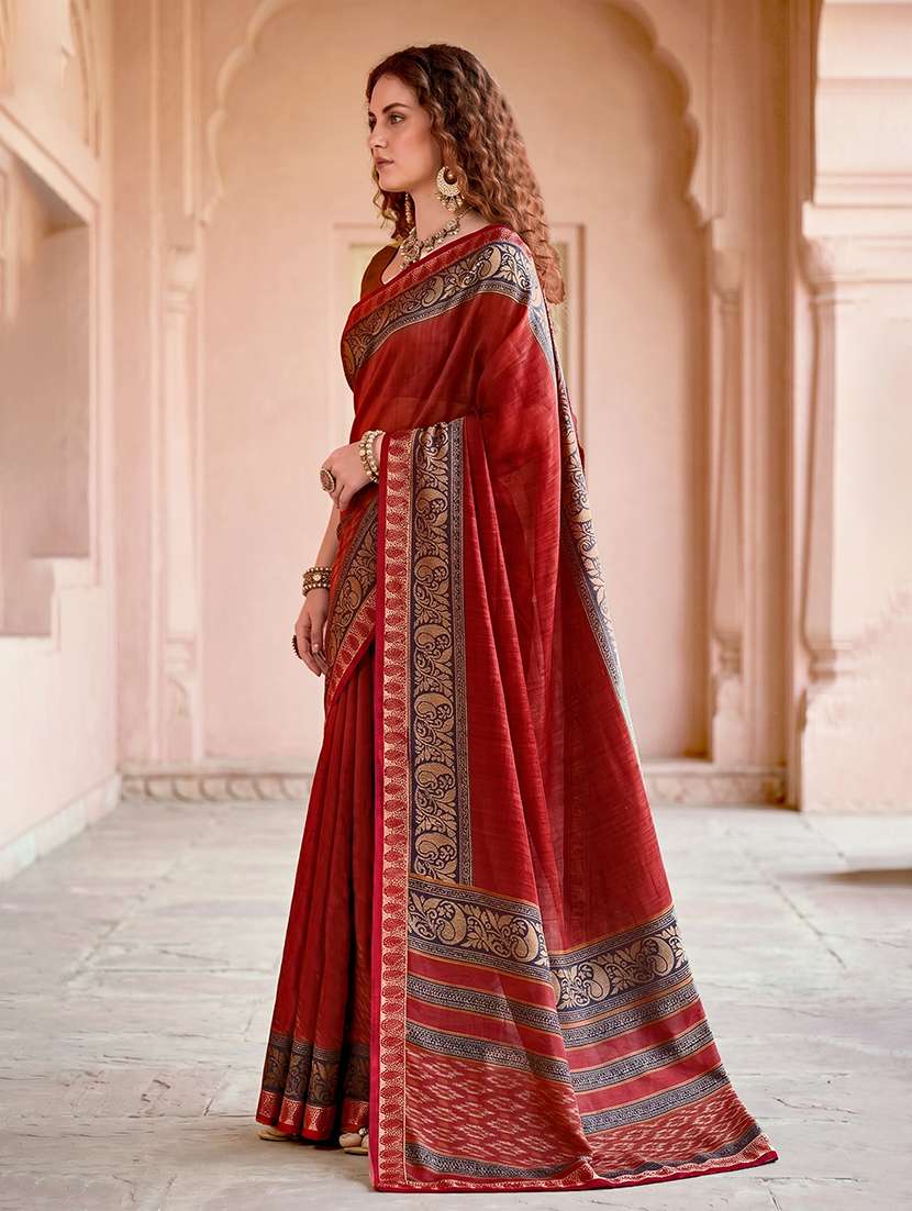 women printed casual wear saree with blouse - 22515049 -  Standard Image - 2