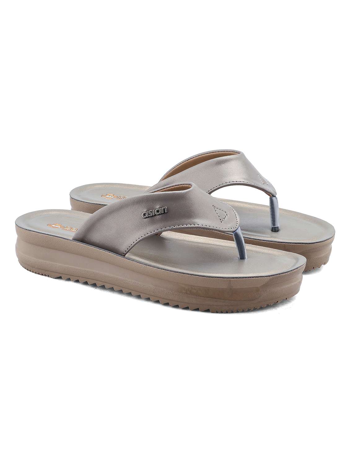 women solid toe separator sandal