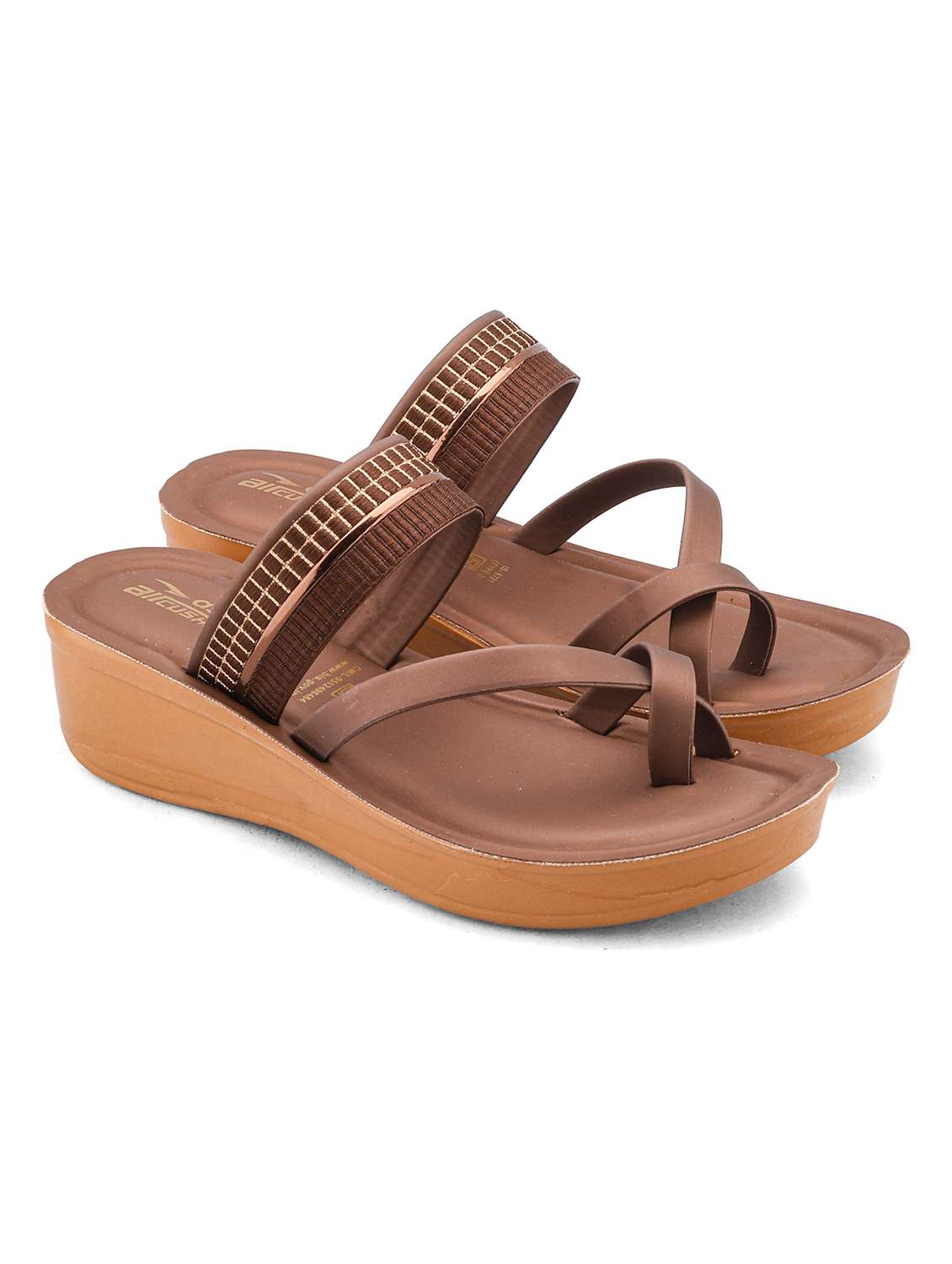women textured one toe wedges