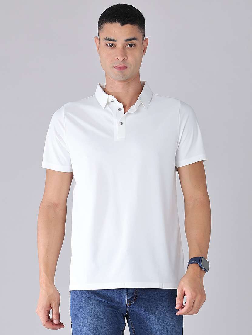 men solid short sleeve regular fit polo t-shirt - 22516679 -  Standard Image - 2