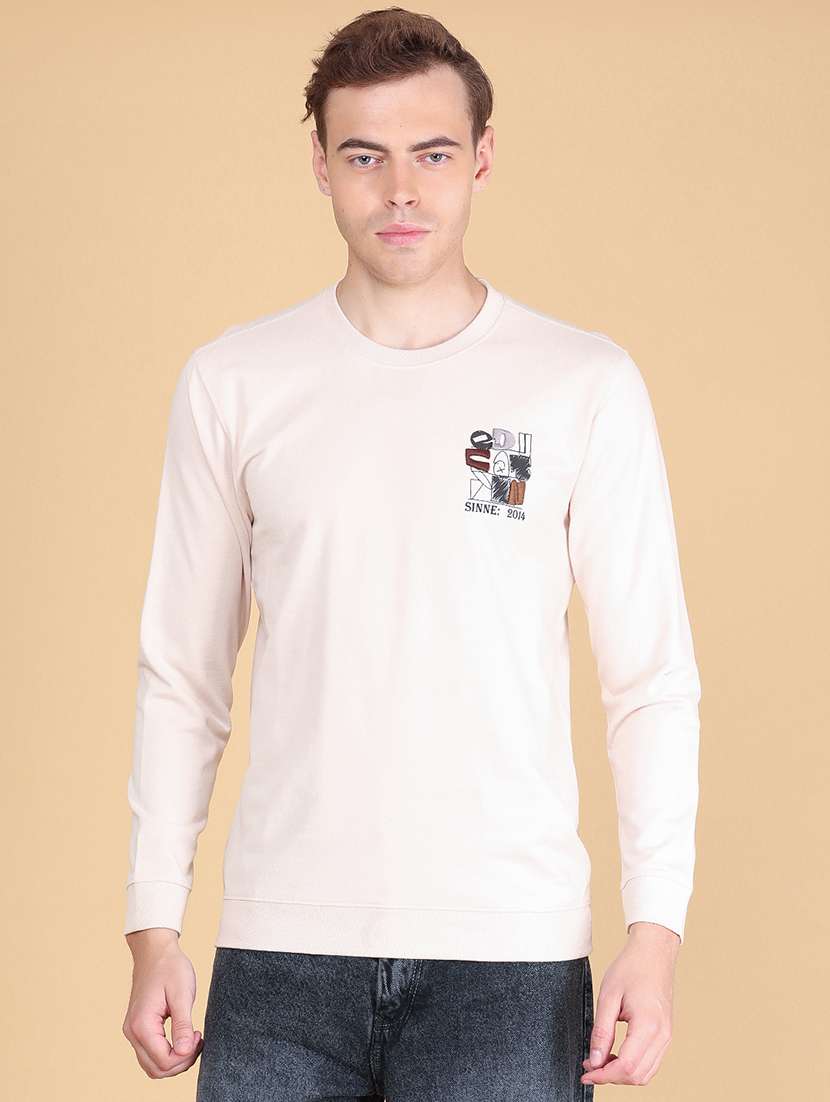 men printed long sleeves regular fit t-shirt - 22516779 -  Standard Image - 2