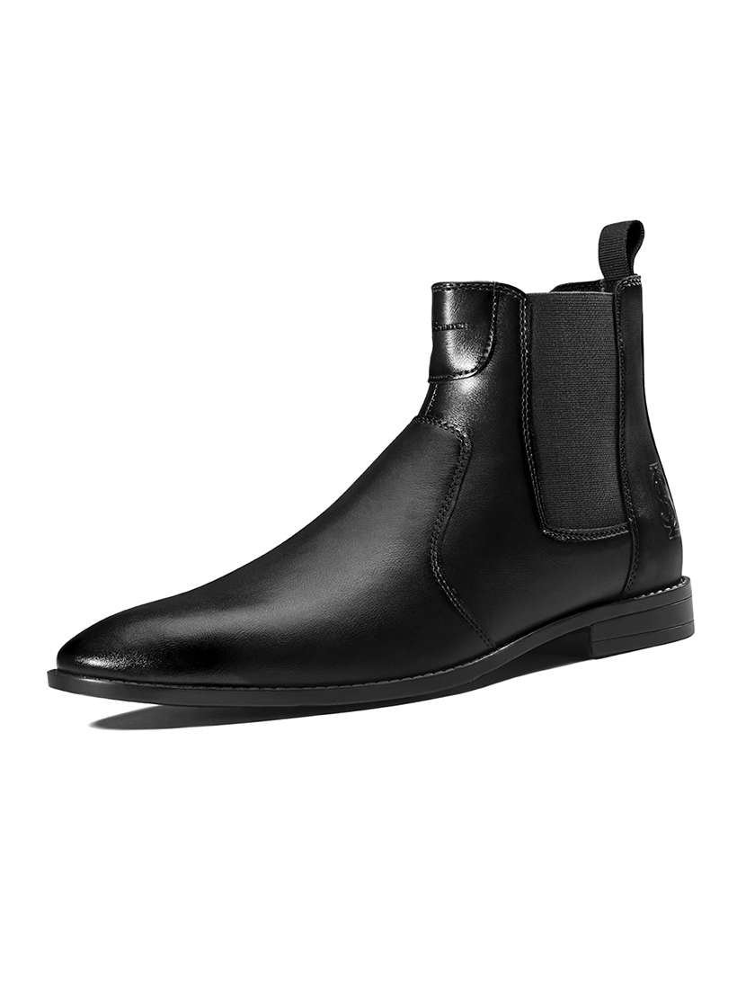 men black slip on boot - 22517754 -  Standard Image - 2
