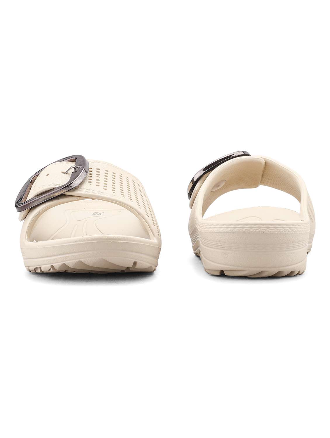 women textured slip on slides - 22517761 -  Standard Image - 2