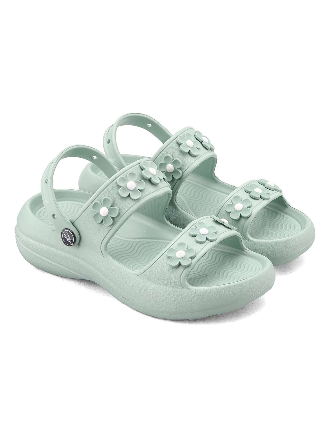 women embellished back strap open toe sandal
