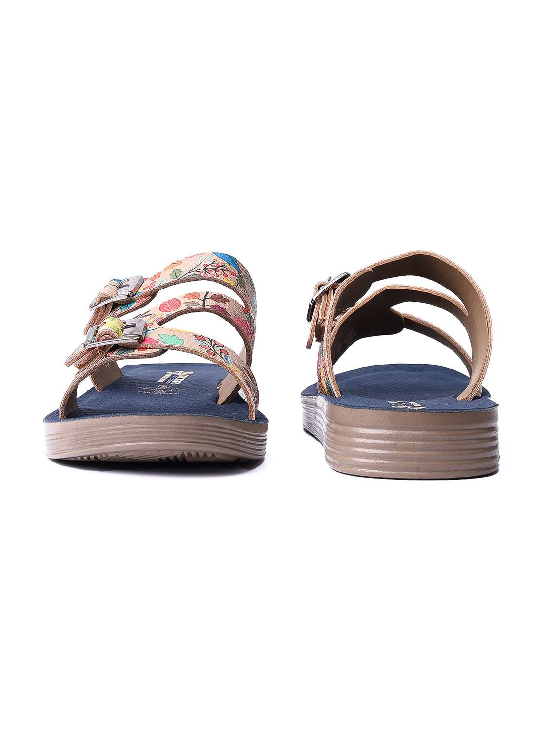 women printed slip on flat sandal - 22517779 -  Standard Image - 2
