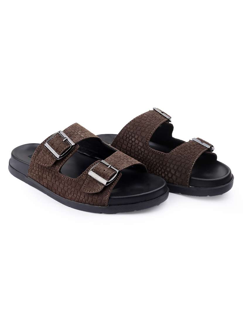 men textured slip on sandal - 22517831 -  Standard Image - 2