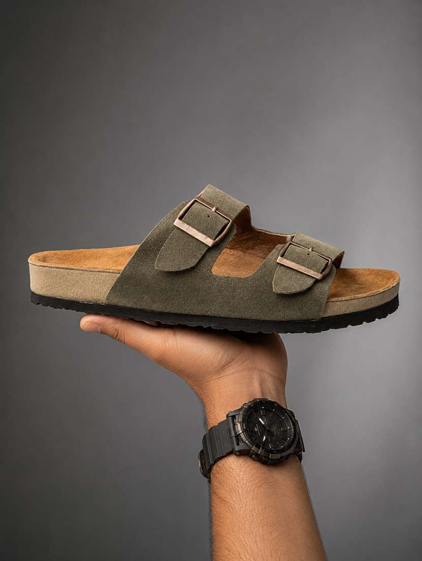 Men Solid Strap Sandal - 22517840 -  Standard Image - 2