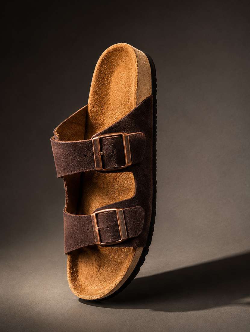 men solid strap sandal - 22517841 -  Standard Image - 2