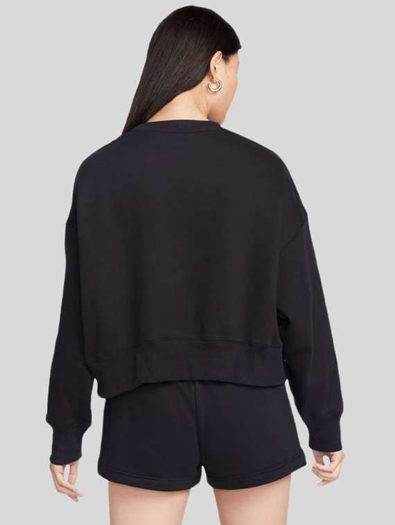women solid round neck long sleeves sweatshirt - 22517904 -  Standard Image - 2