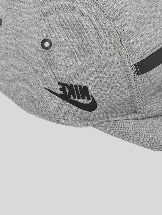 nike grey tech fleece cap casual wear - 22517911 -  Standard Image - 2