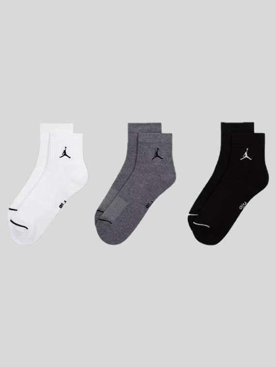 multi-colour polyester solid ankle length socks - pack of 3 - 22517924 -  Standard Image - 2