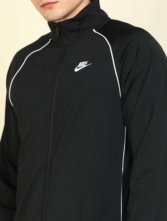 men solid long sleeve full length track suit - 22518108 -  Standard Image - 2