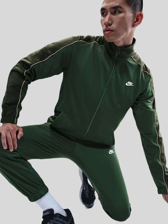 men taped long sleeve full length track suit - 22518110 -  Standard Image - 2