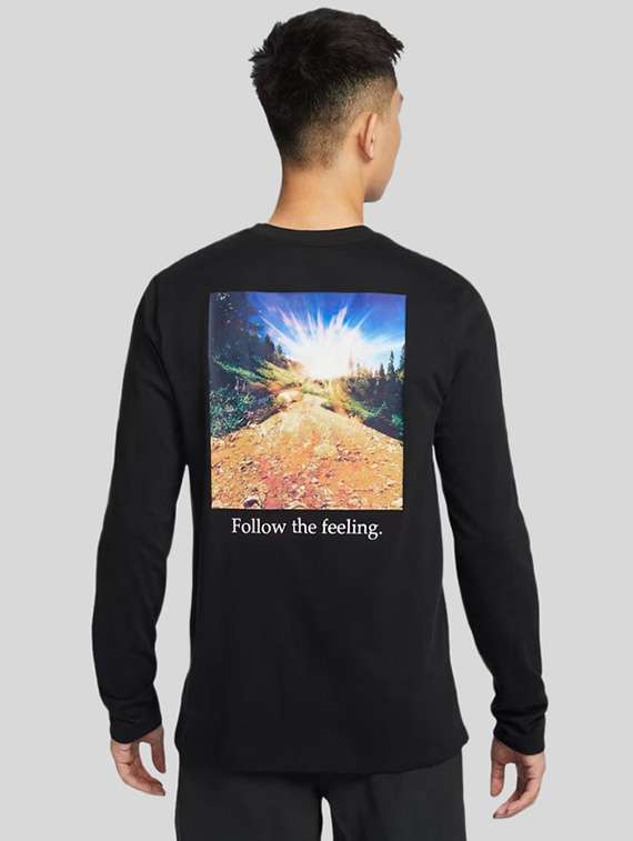 men printed long sleeve sport t-shirt - 22518125 -  Standard Image - 2