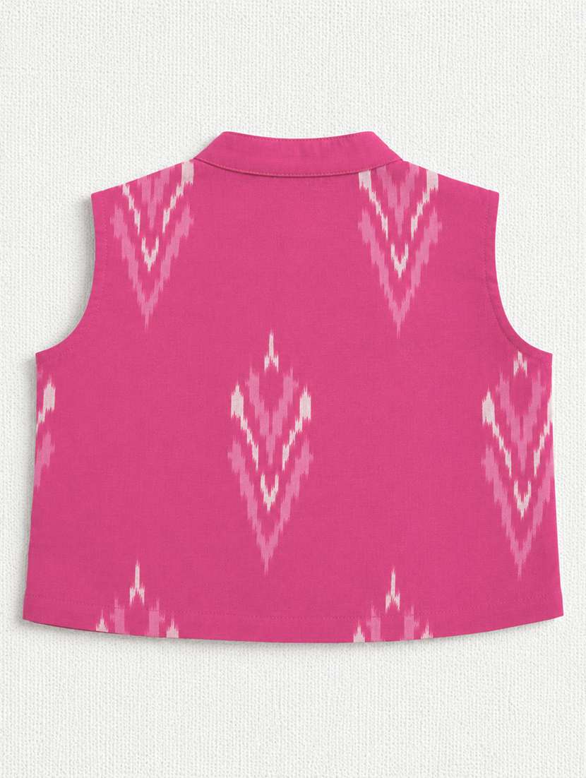 girls printed sleeveless top and palazzo co-ord set - 22518169 -  Standard Image - 2