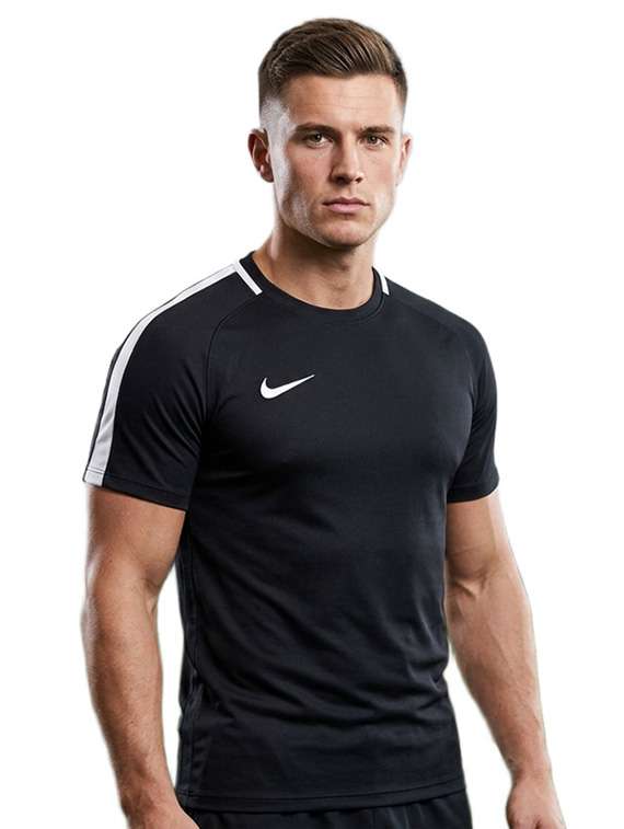 men taped short sleeve slim fit t-shirt