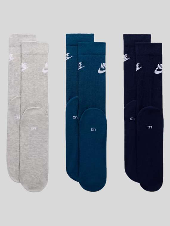 unisex pack of 3 solid above ankle length socks - 22518229 -  Standard Image - 2
