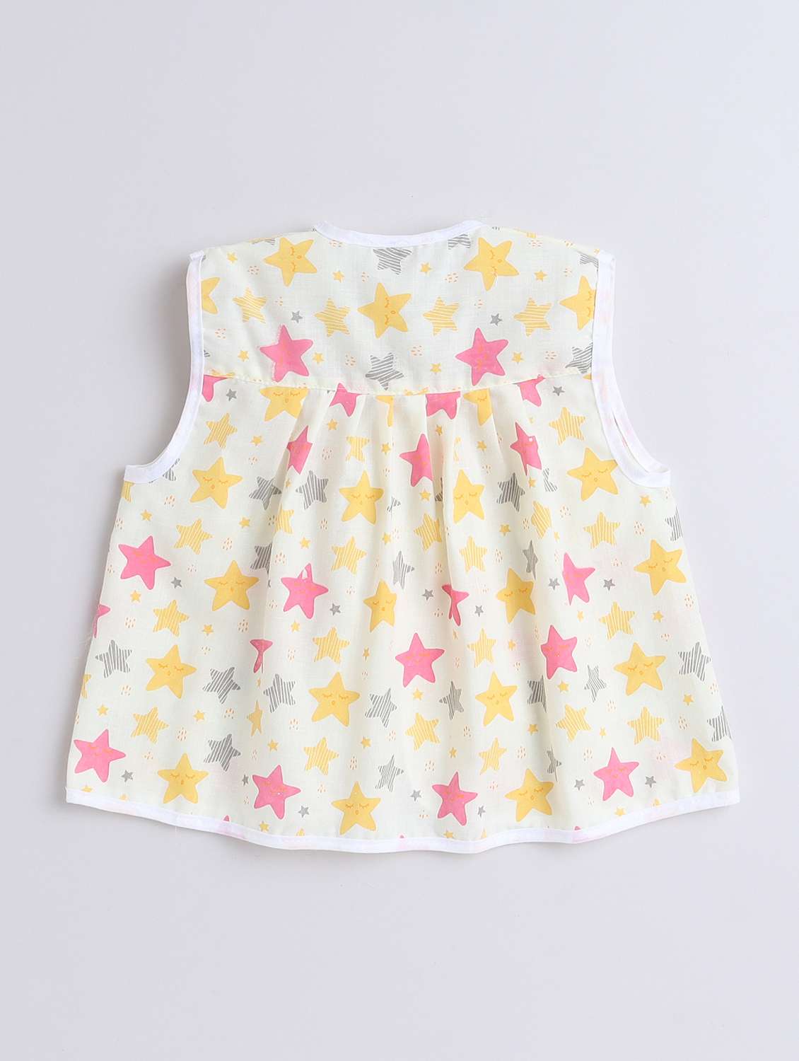 kids pack of 3 printed sleeveless jhabla - 22518282 -  Standard Image - 2