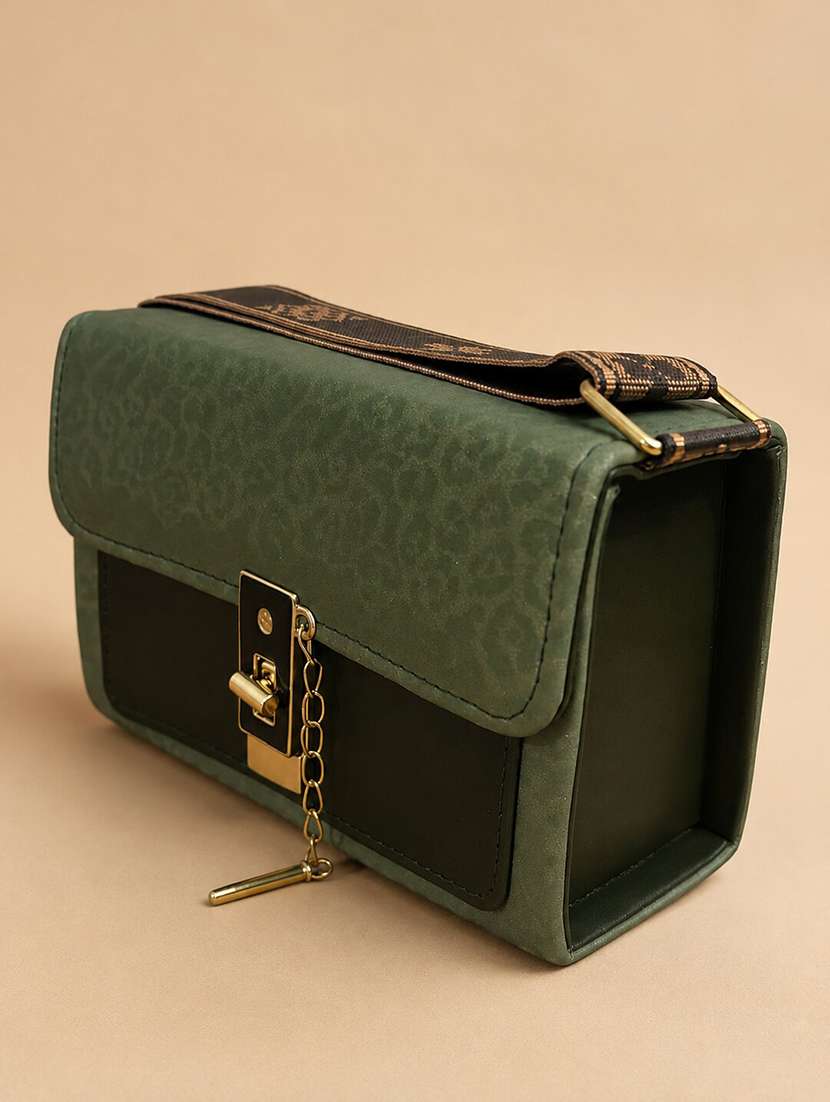 women green printed sling bag - 22518302 -  Standard Image - 2