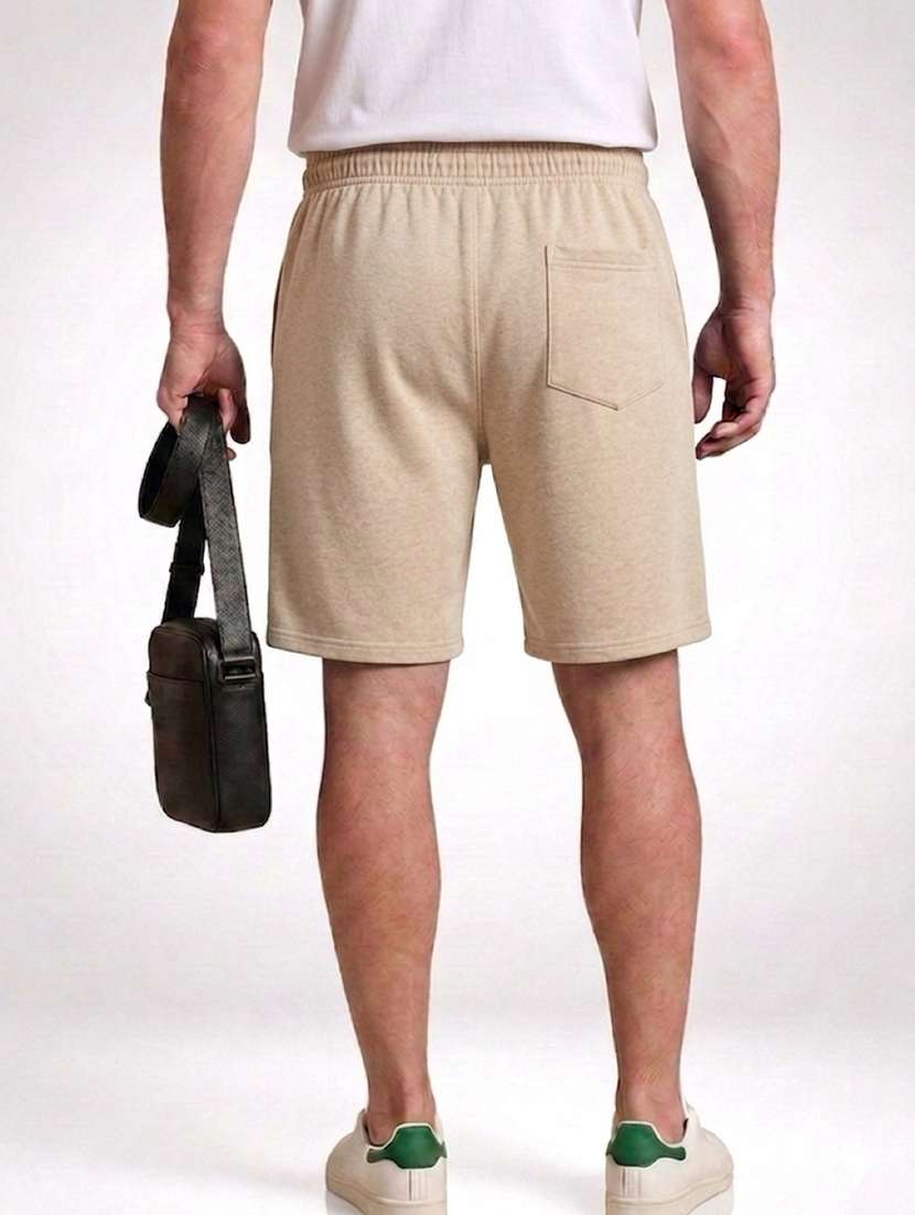 men solid mid rise regular fit shorts - 22518417 -  Standard Image - 2