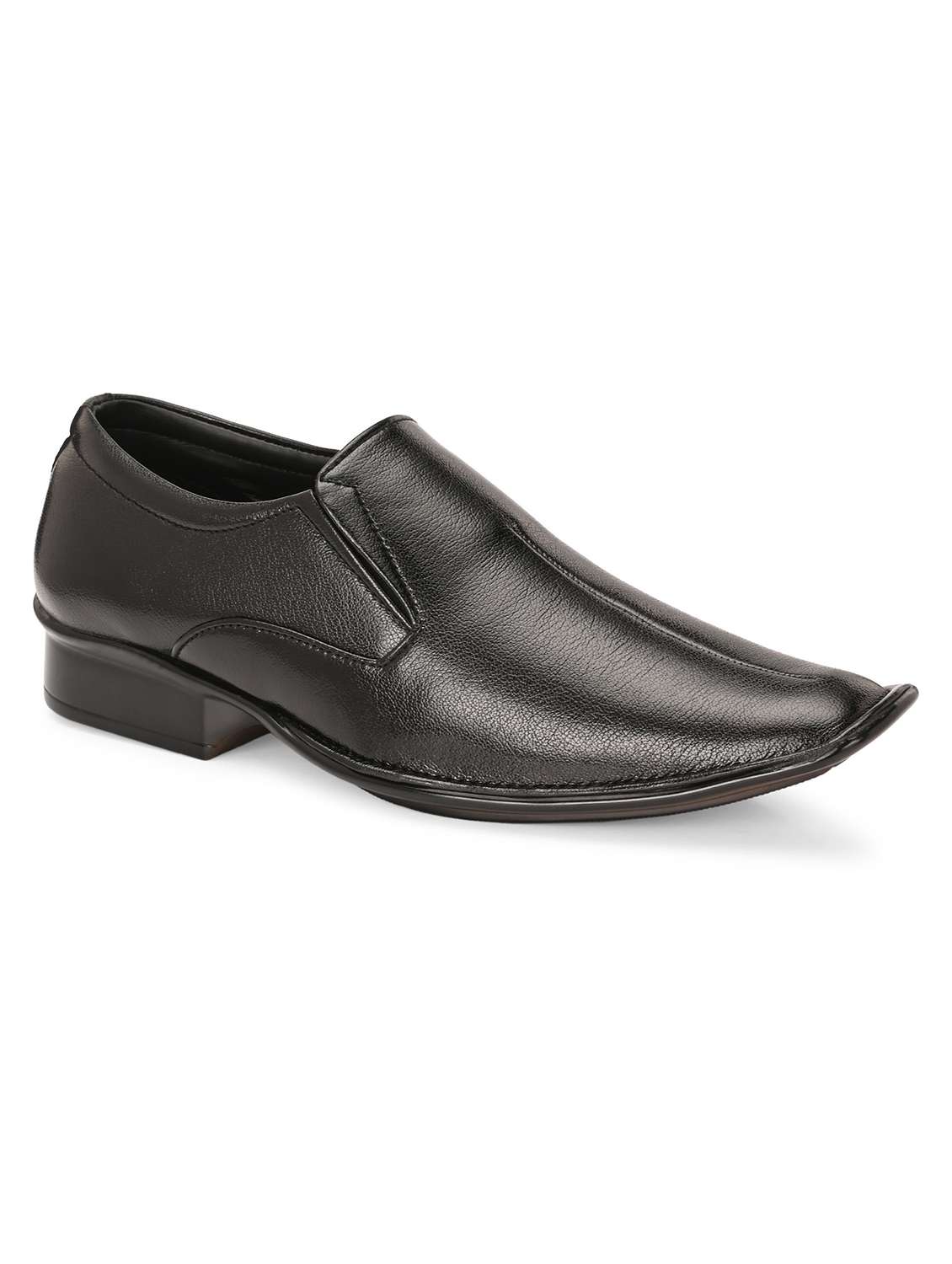 men black slip on formal shoes - 22518463 -  Standard Image - 2