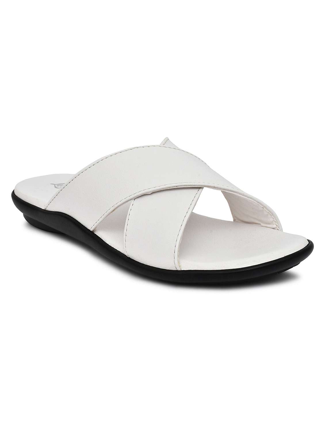men white slip on sandal - 22518470 -  Standard Image - 2