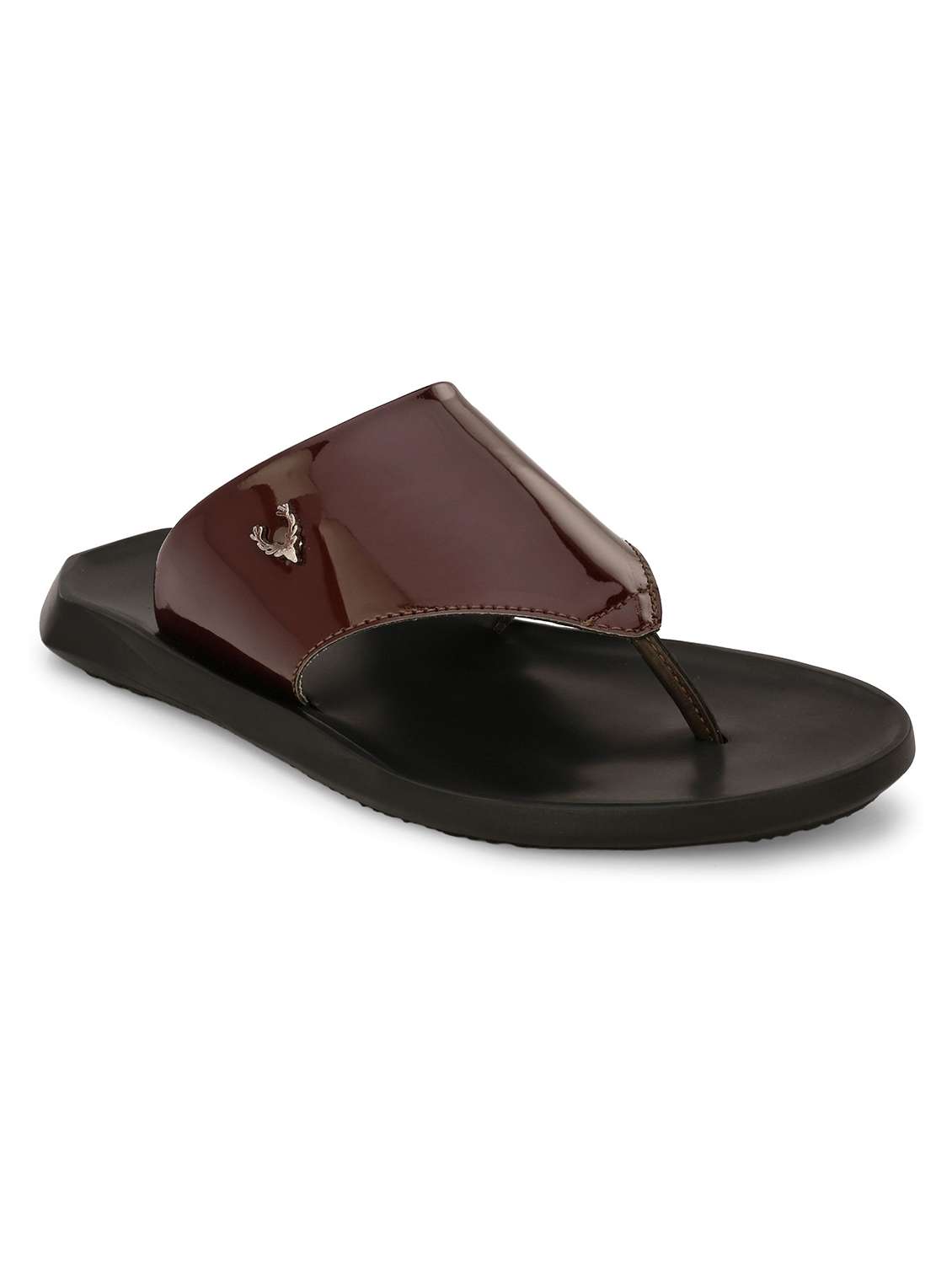 Men Brown Toe Seperator Sandal - 22518487 -  Standard Image - 2