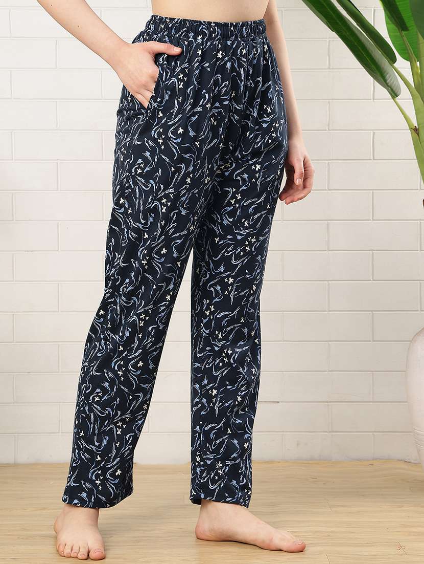 women printed mid rise pajama - 22519030 -  Standard Image - 2