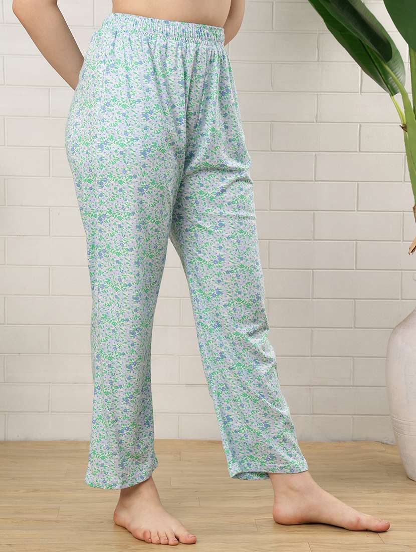 women printed mid rise pajama - 22519037 -  Standard Image - 2