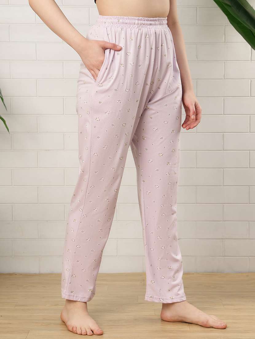 women printed mid rise pajama - 22519038 -  Standard Image - 2