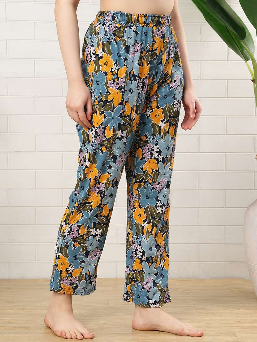 women printed mid rise pajama - 22519039 -  Standard Image - 2