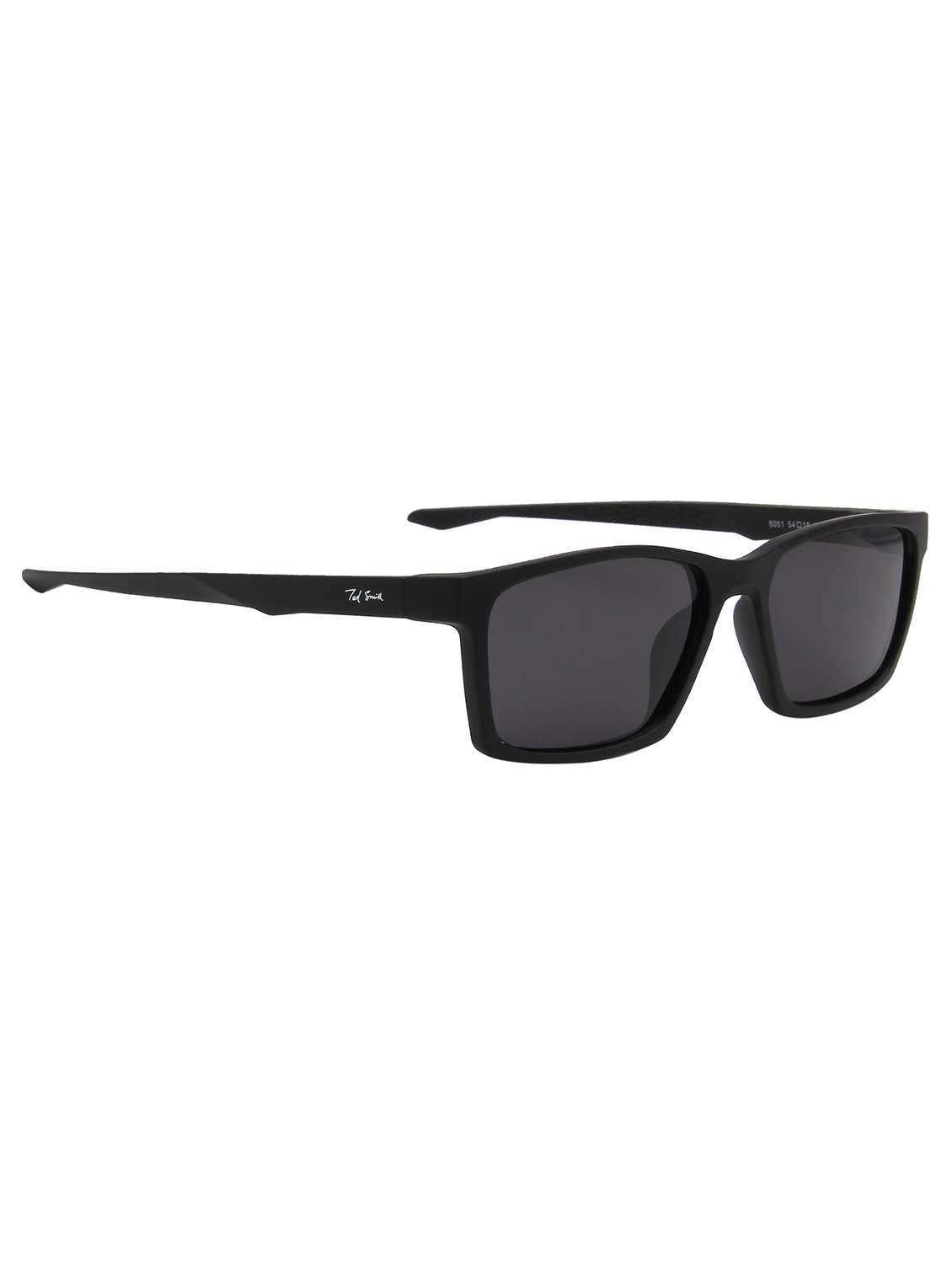 black sports aesthetic mens sunglasses with polarised and uv protected lens - 22519058 -  Standard Image - 2
