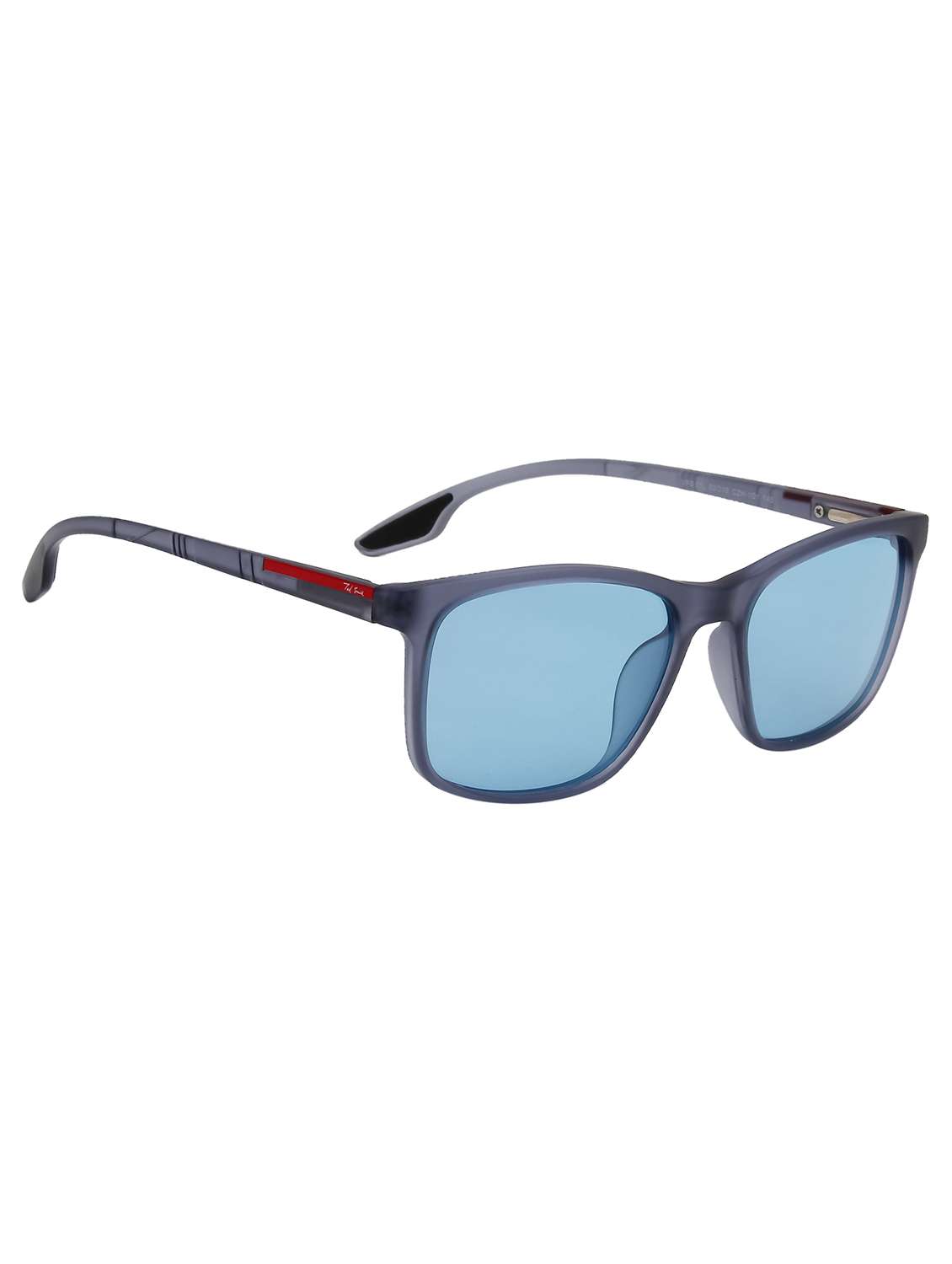 ted smith unisex blue wayfarer sports brat sunglasses with polarised lens - 22519072 -  Standard Image - 2
