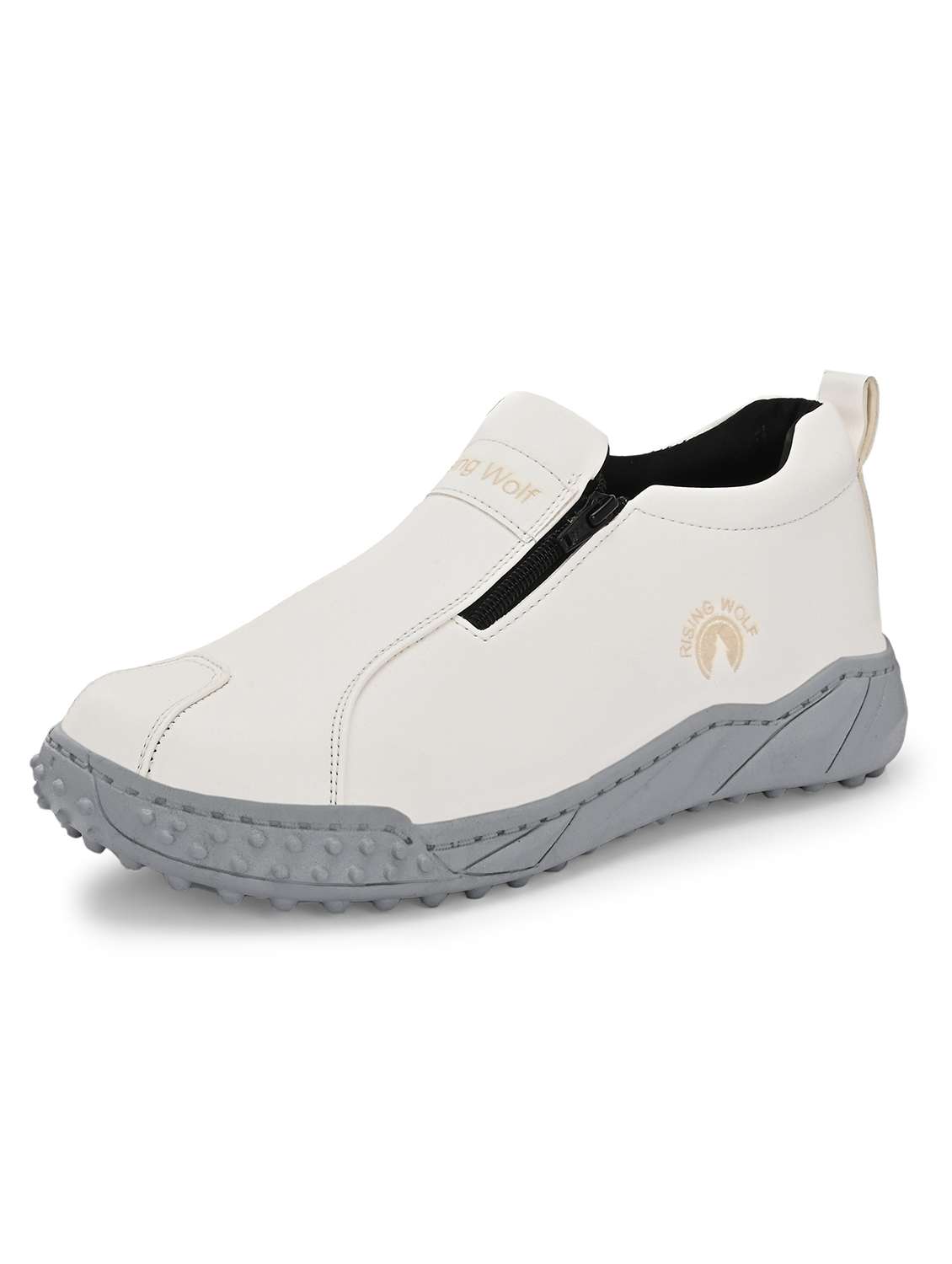 men white slip on caual shoes - 22520737 -  Standard Image - 2