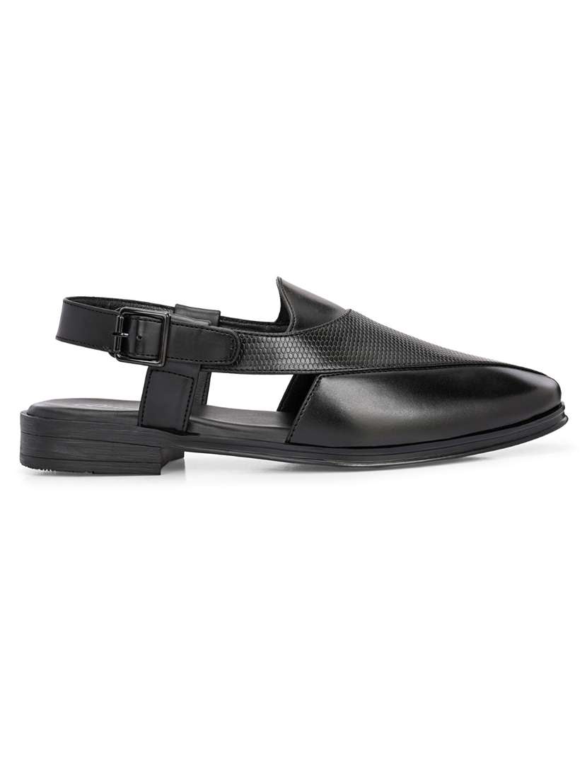 Men Solid Back Strap Sandal - 22520794 -  Standard Image - 2