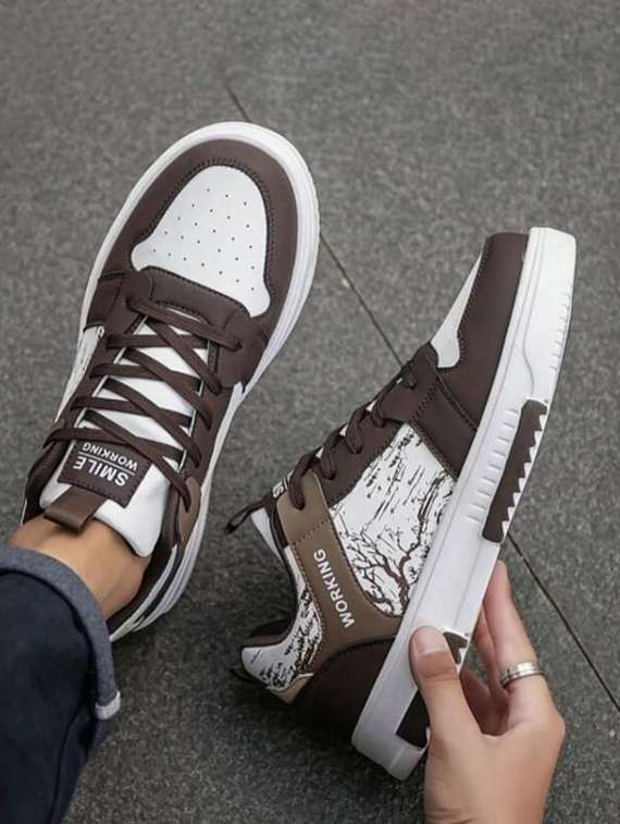 men color block lace up sneaker - 22520895 -  Standard Image - 2