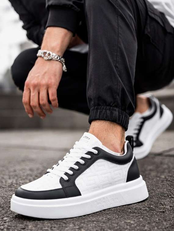 men color block lace up sneaker - 22520896 -  Standard Image - 2