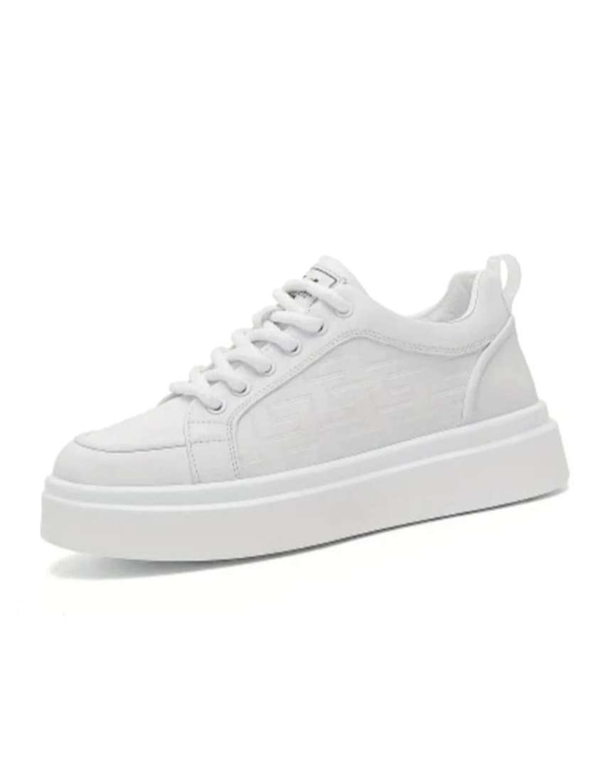 men white lace up sneaker - 22520897 -  Standard Image - 2