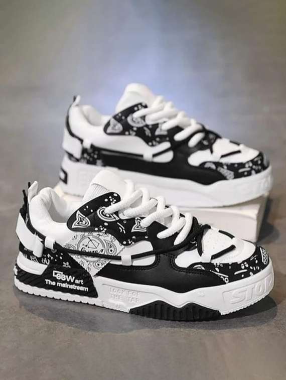 men color block lace up sneaker - 22520898 -  Standard Image - 2