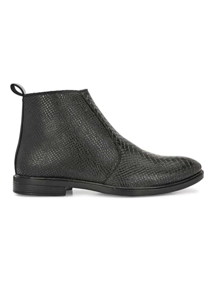 men black slip on boot - 22520912 -  Standard Image - 2