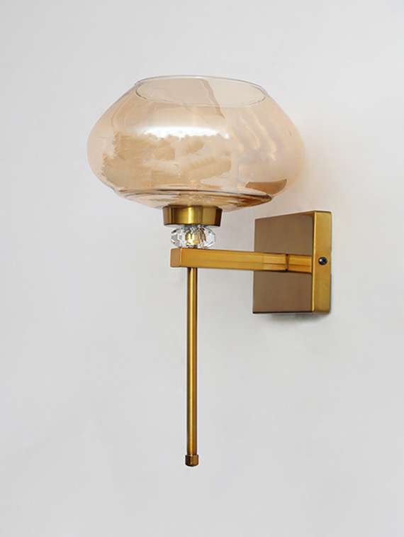 premium amber kachori glass wall sconce - 22520926 -  Standard Image - 2