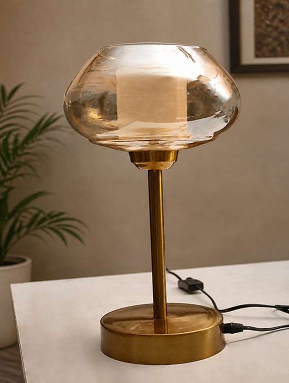 amber kachori vintage table lamp - 22520958 -  Standard Image - 2