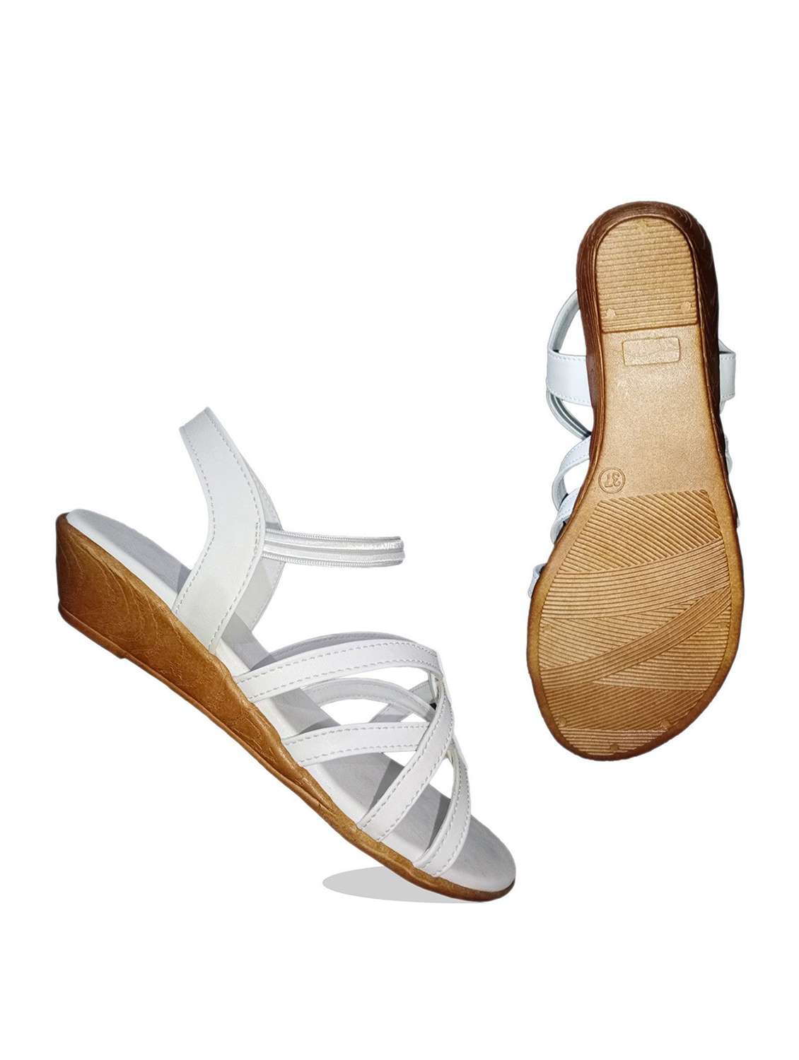 women solid ankle strap wedges - 22520968 -  Standard Image - 2