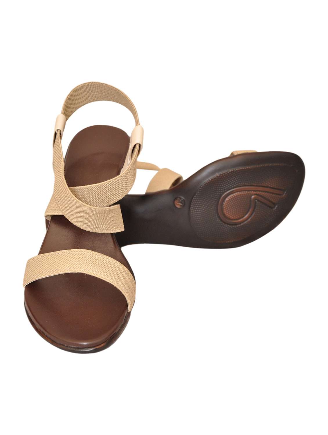 Women Solid Ankle Strap Sandal - 22520979 -  Standard Image - 2