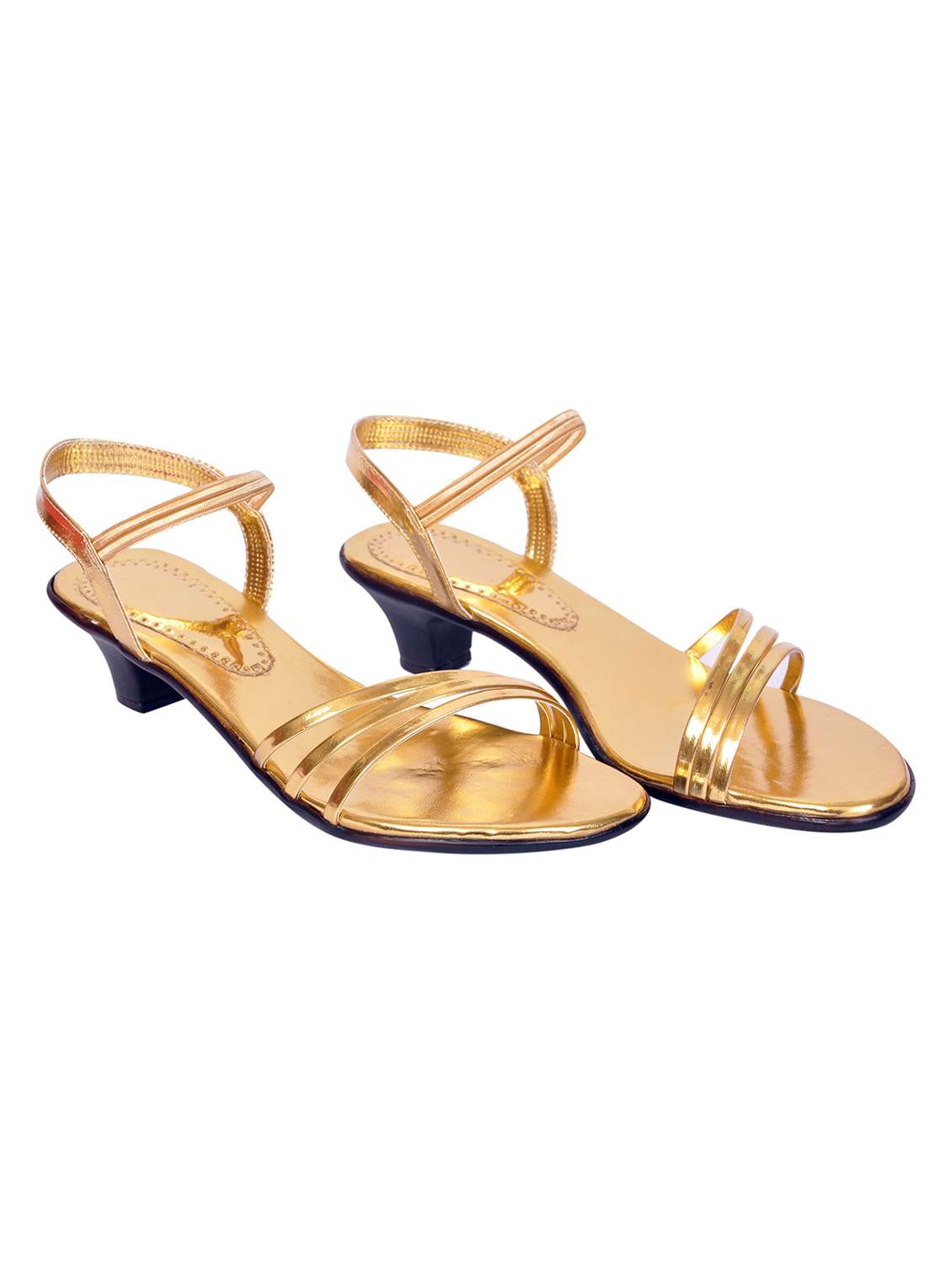 women solid ankle strap sandal