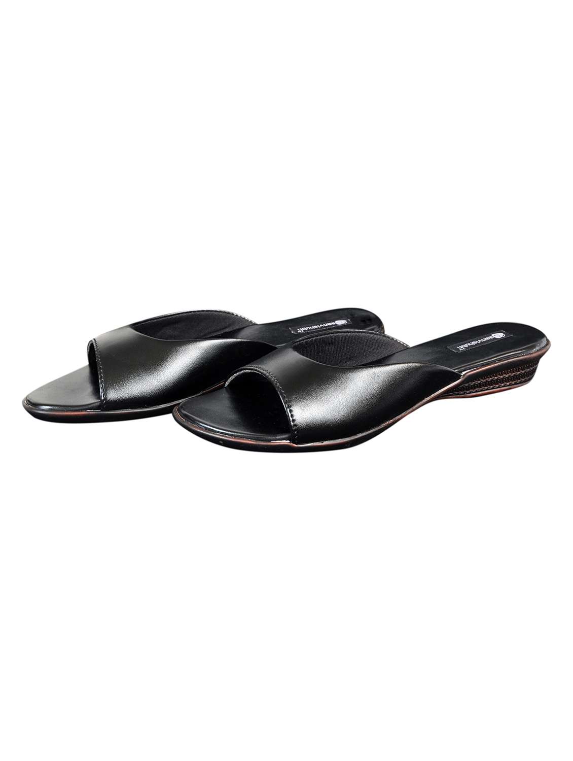 women solid slip on wedges