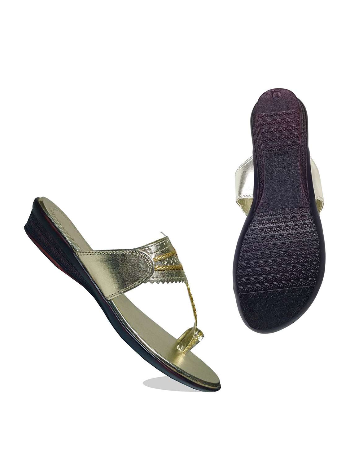 Women Textured One Toe Sandal - 22521152 -  Standard Image - 2